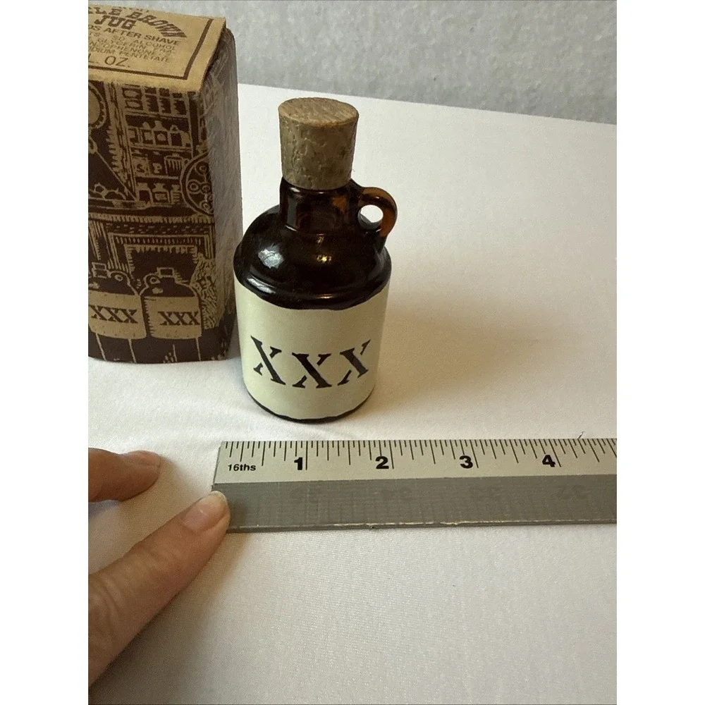 Vintage Avon Little Brown Jug Tai Winds After Shave 2oz Full Bottle With Box